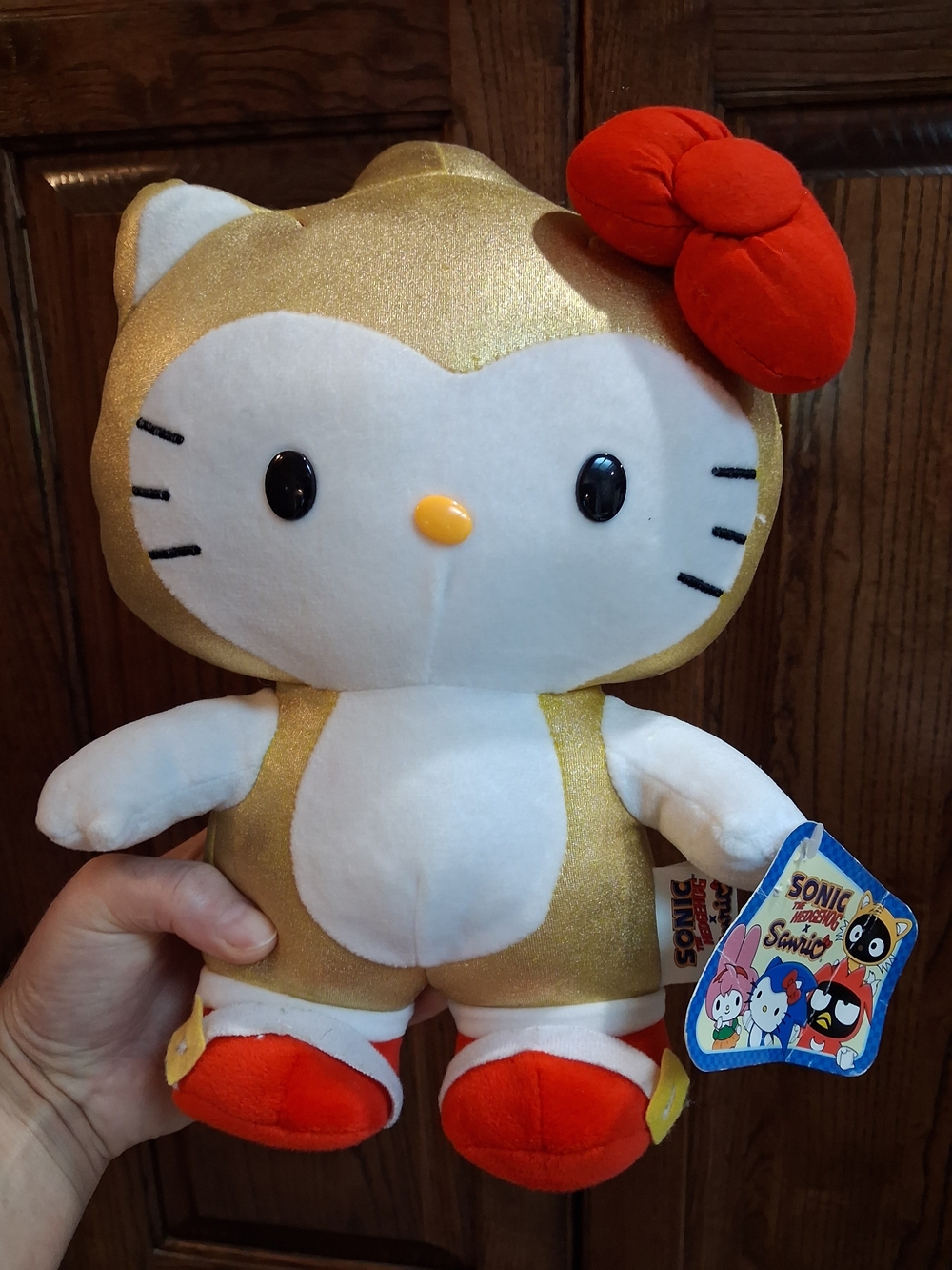 Golden Sonic x Hello Kitty 2016 Limited Edition 10" Plush/Stuffie